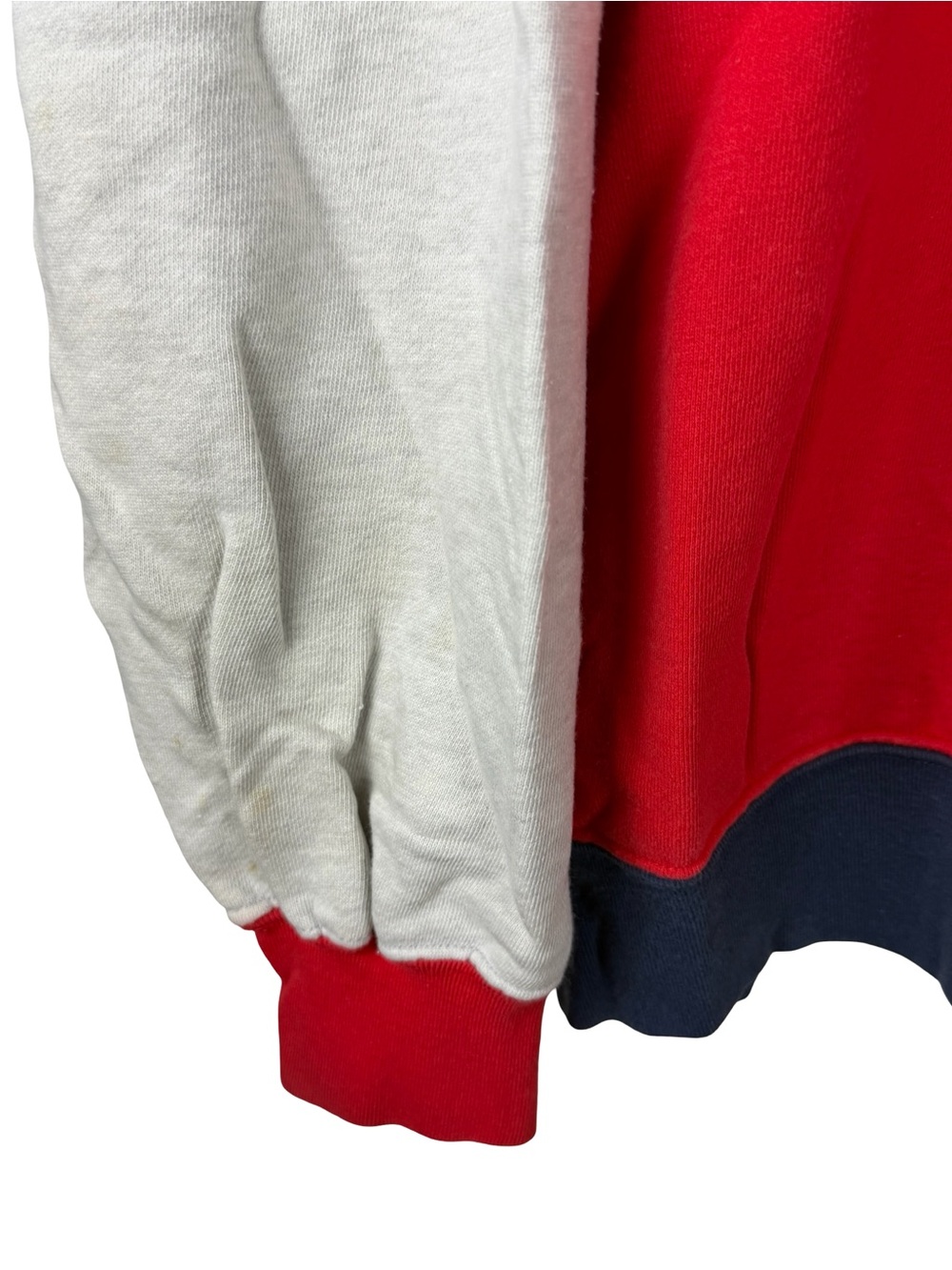 Vintage 1980s Mickey Mouse Disney Cartoon Full Zip Red Hoodie Size XL - Picture 6 of 9
